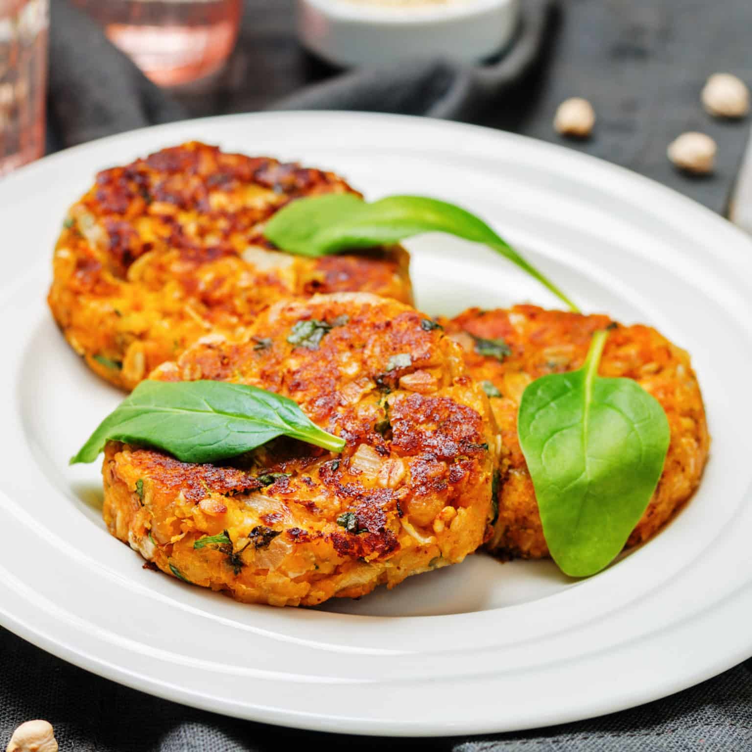 sweet potato and lentil fritters The Gut Stuff