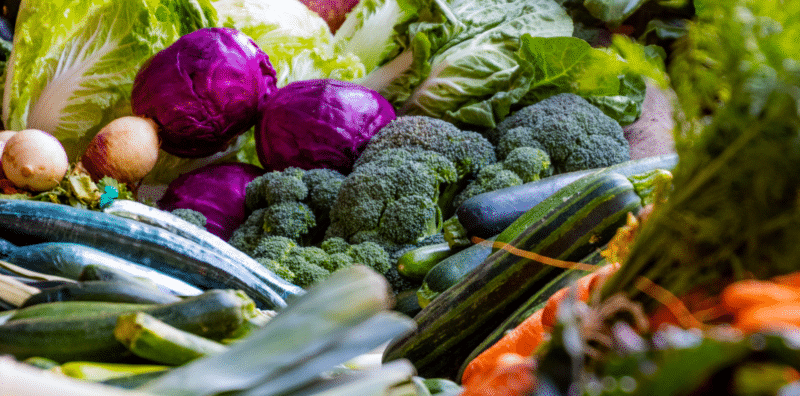 vegetables in market