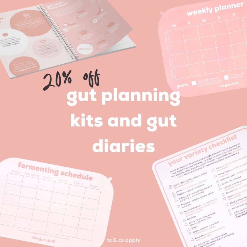 gut diary & gut planning kits