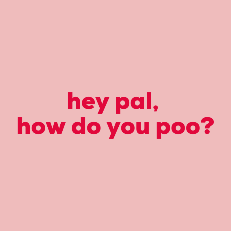 how do you poo