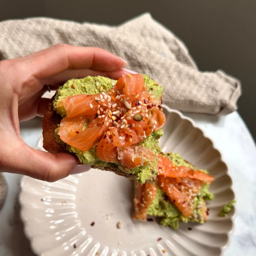 Basic Avo avocado edamame toast